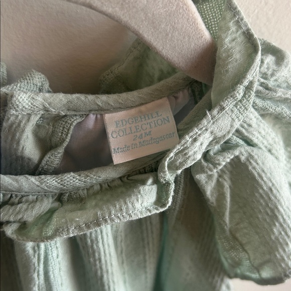 Edgehill Collection Light Green Ruffled Dress - Picture 2 of 4